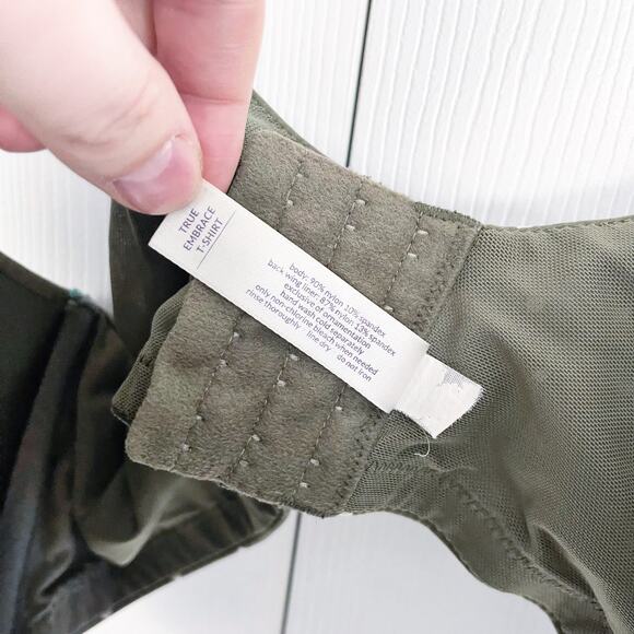 Cacique Green Square Polka Dot True Embrace T-Shirt Bra - Picture 7 of 7